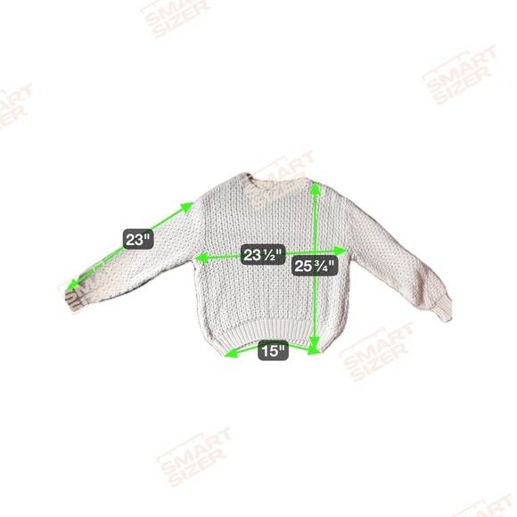 Woolrich Cream Cable Knit Crew Neck Sweater Size Large - Picture 5 of 6